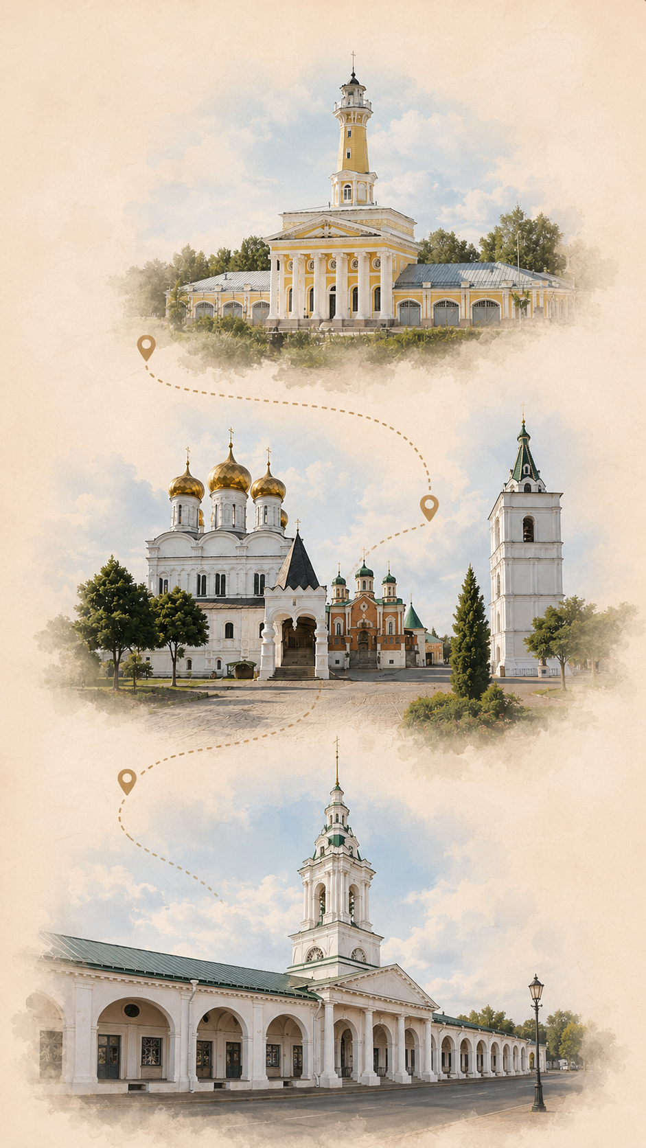 Составь свой маршрут по Костроме